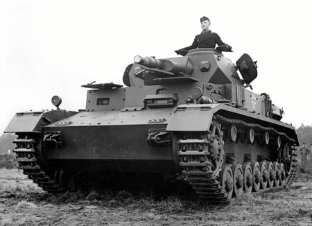 A German tank in the 1940s.