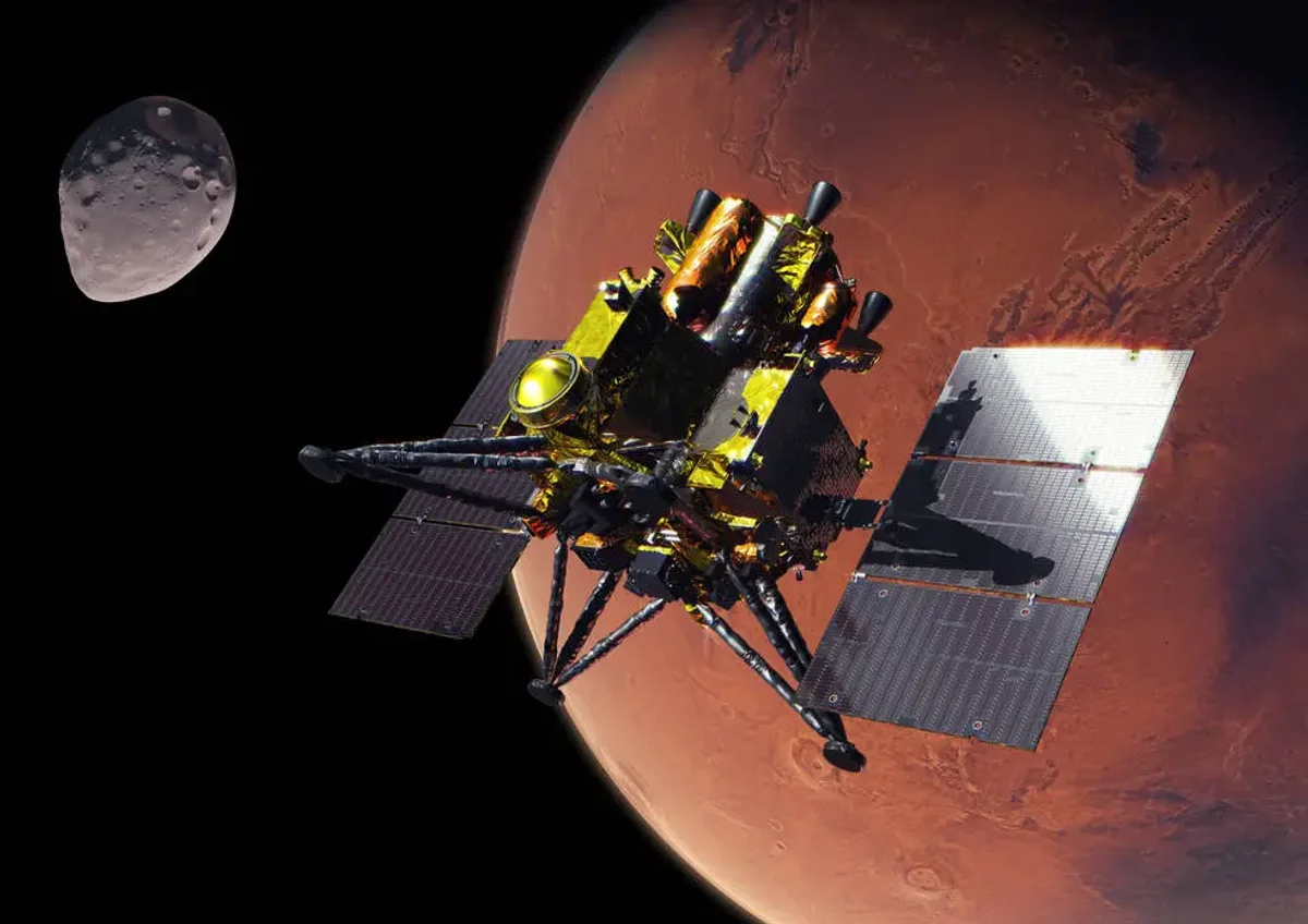 The first mission to sample Mars’s moons launches today