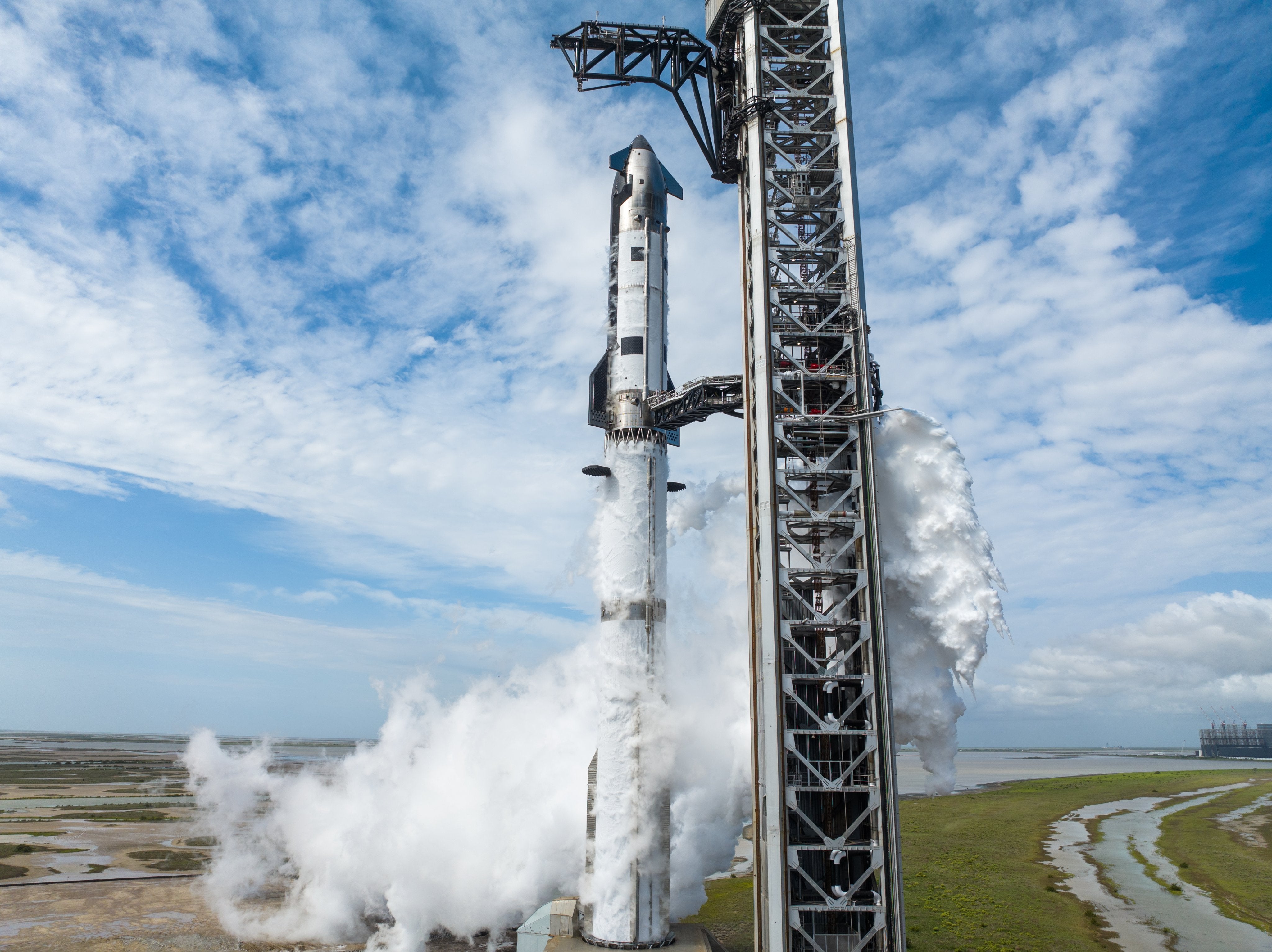 SpaceX’s Starship V3 goes through a launch rehearsal on May 11, 2026.
