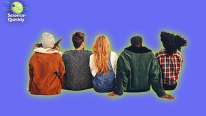 An illustration of friends sitting together