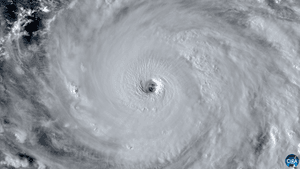 Typhoon Champi satellite image.