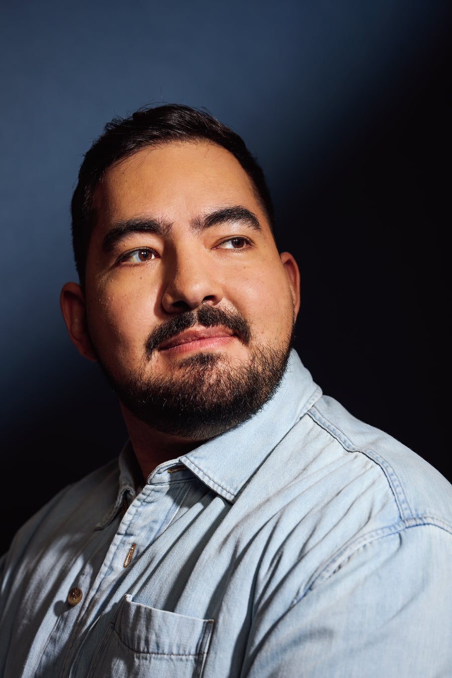 Portrait photograph of Steven Chavez by Christie Hemm Klok.