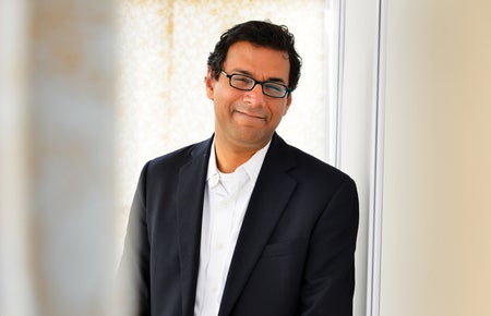 Portrait photograph of Atul Gawande provided by Priyanka Parashar/Mint/Getty Images.
