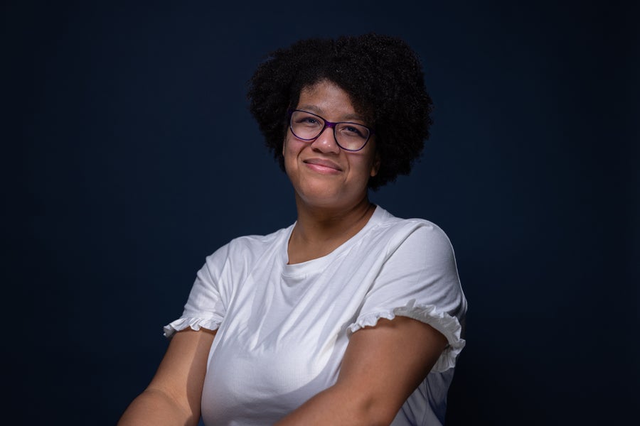 Portrait photograph of Amber Young by Jeffery DelViscio.