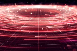 An illustration of a wormhole