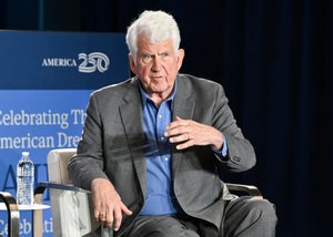 Robert Metcalfe speaks during the America Innovates conference on May 18, 2026, in San Francisco.
