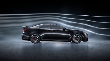 Generic car with smoke trails.