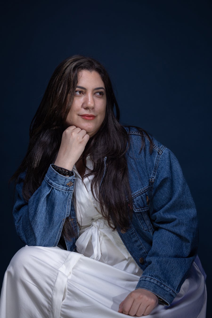 Portrait photograph of Erini Lambrides by Jeffery DelViscio.