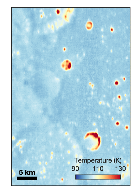An animated image set shows an area on the eastern limb of the moon before and after McGetchin Crater formed there sometime between April 11 and May 22, 2024.