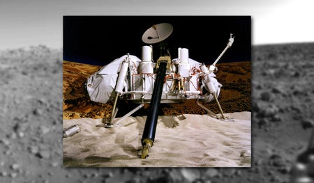 A model of NASA’s Viking 1 Mars lander