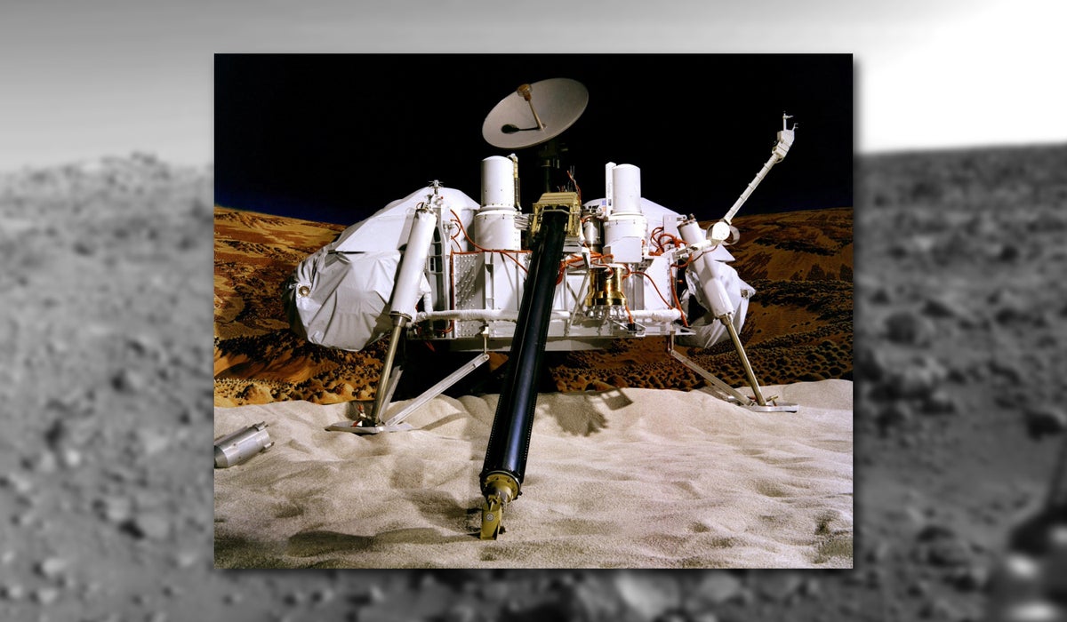 A model of NASA’s Viking 1 Mars lander