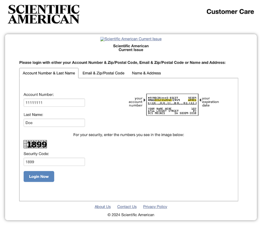 Portal Login