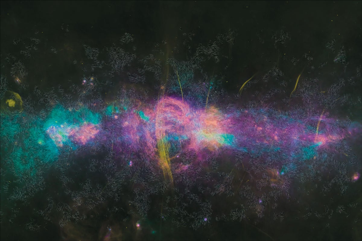 Dazzling New Milky Way Map Shows How Magnetism Shapes Our Galaxy