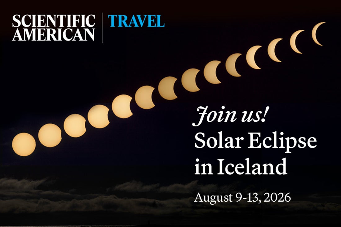 Solar Eclipse in Iceland travel advertisement
