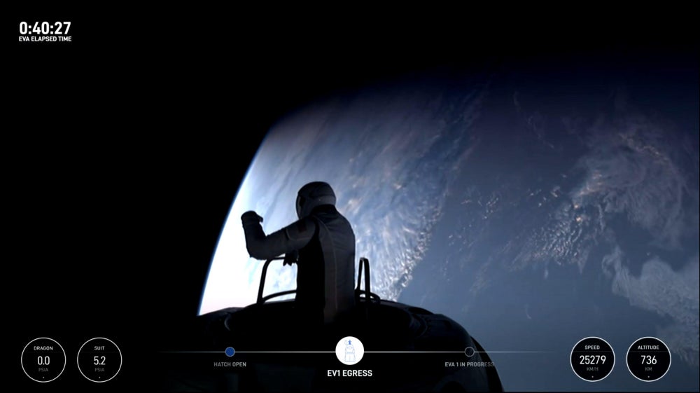 Paseo espacial Polaris Dawn