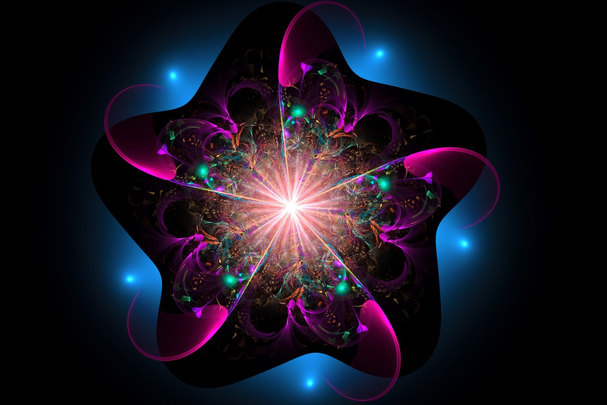 A star-shaped fractal pattern