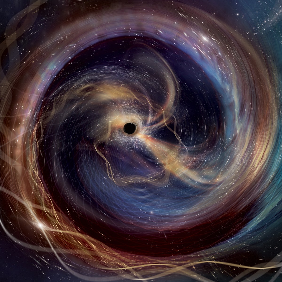 A Black Hole Collision Shows Einstein and Hawking Were Right