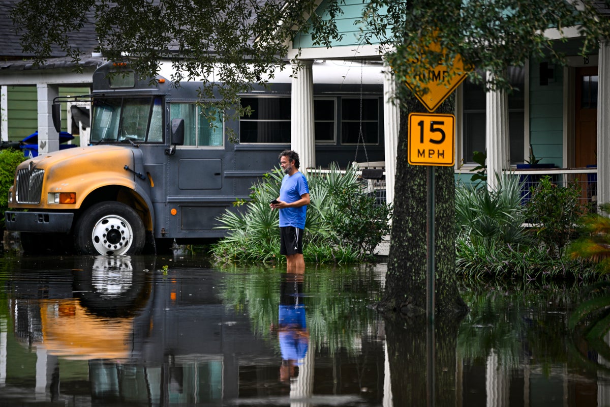 Former Hurricane Debby Stalls, Causing Heavy Rains and Flooding along East Coast