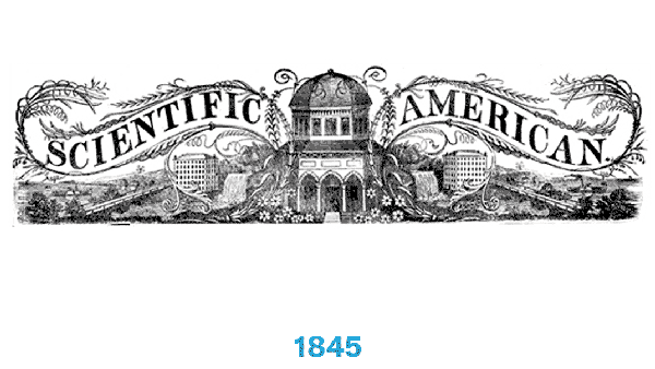 Animation rolls through 27 iterations of the Scientific American logo, from the magazine’s inaugural issue in 1845 through the latest version, unveiled in 2023.
