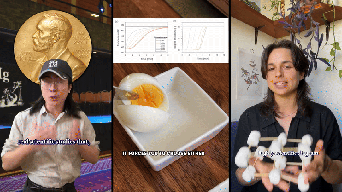 On TikTok and other short-form video platforms, Scientific American explored the underground labs of Greenland, brand-new colors and the perfect way to make eggs