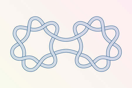 A diagram of a knot