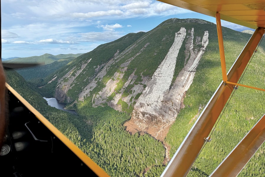 Photo of landslide in upstate New York