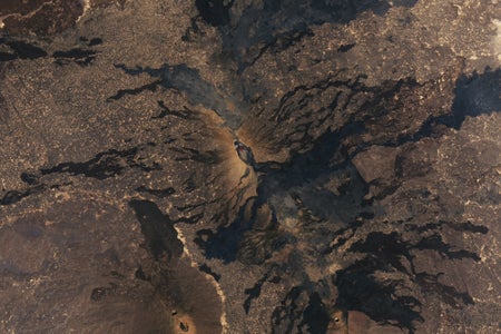 Erta Ale, Ethiopia’s most active volcano, is located in the Danakil (or Afar) Depression.