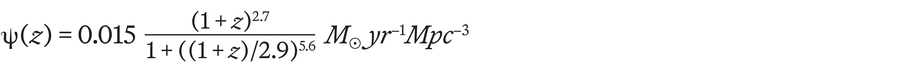 An equation for the Lilly-Madau diagram