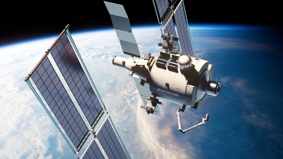 Illustration of the future Starlab space station