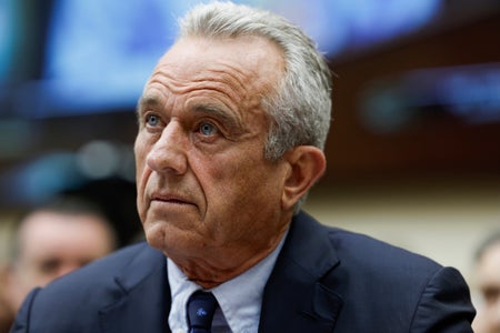 Robert F. Kennedy Jr. speaks on Capitol Hill.