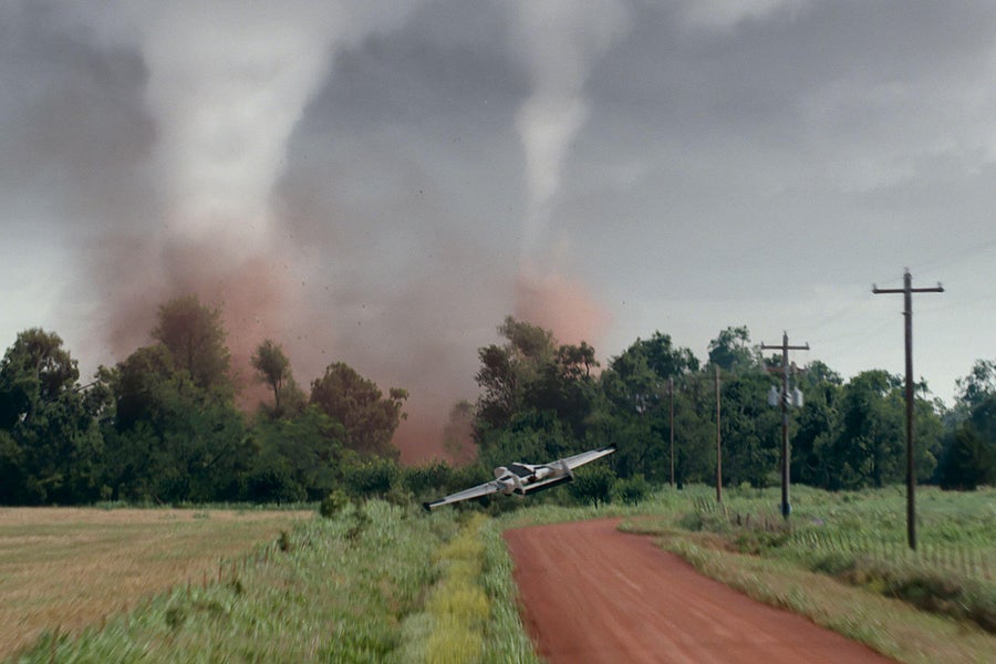 Twisters tornado scene