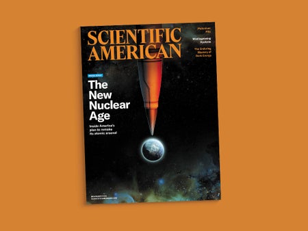 Cover of the December 2023 issue of Scientific American.