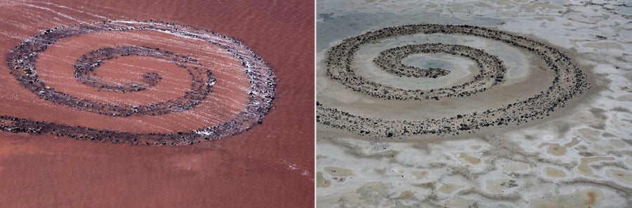 Spiral jetty comparison