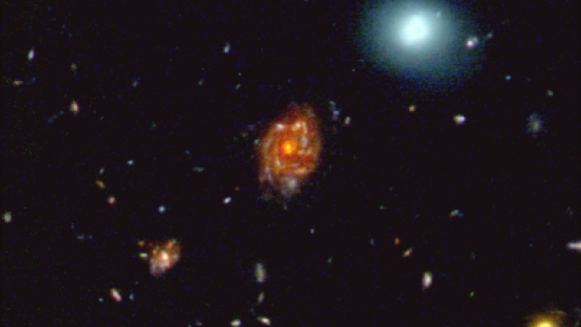 JWST Spots Giant Spiral Galaxy Shockingly Early in Cosmic History ...
