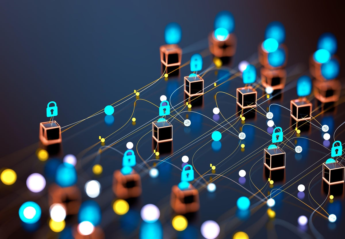 Stock image of a digital scape
