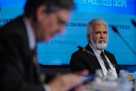 Robert Malone at a meeting of ACIP in 2025