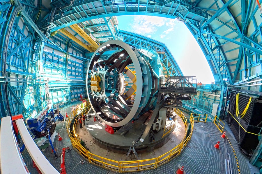 Large telescope equipment.