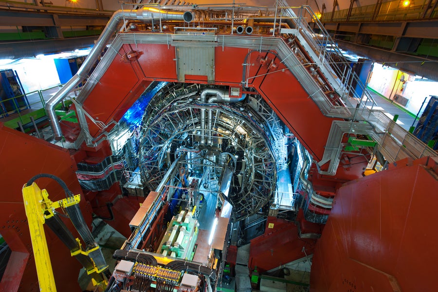 A large and complicated photograph or machine