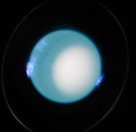 Close-up: Uranus aurorae