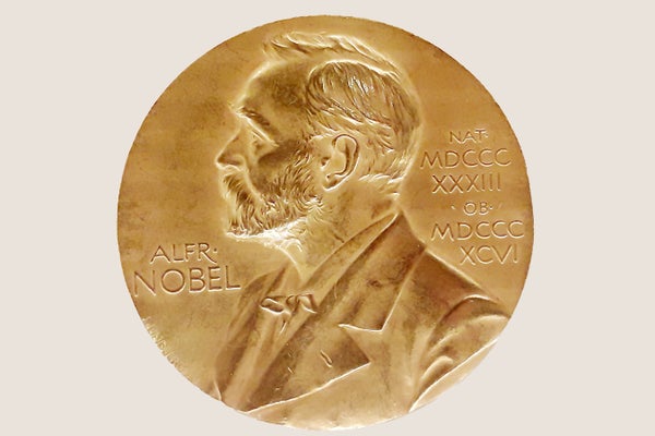 Nobel medal.