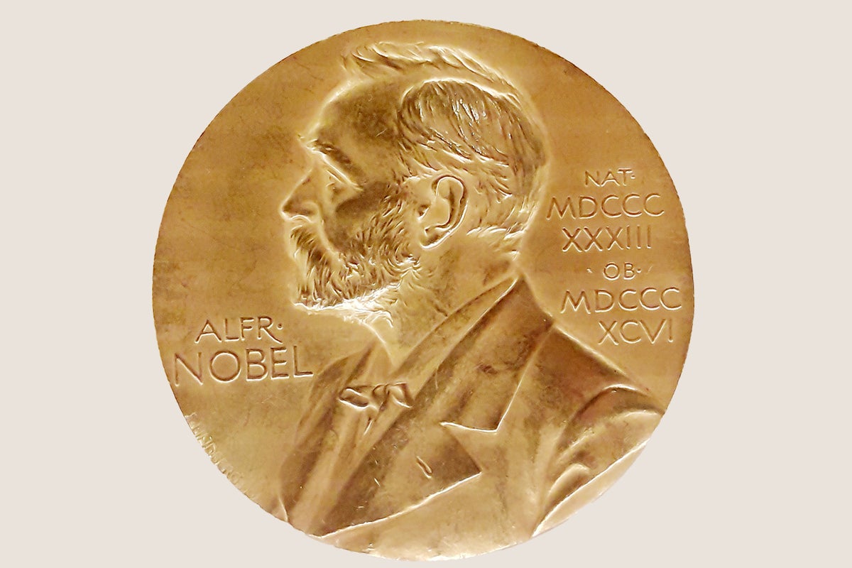 Nobel medal.