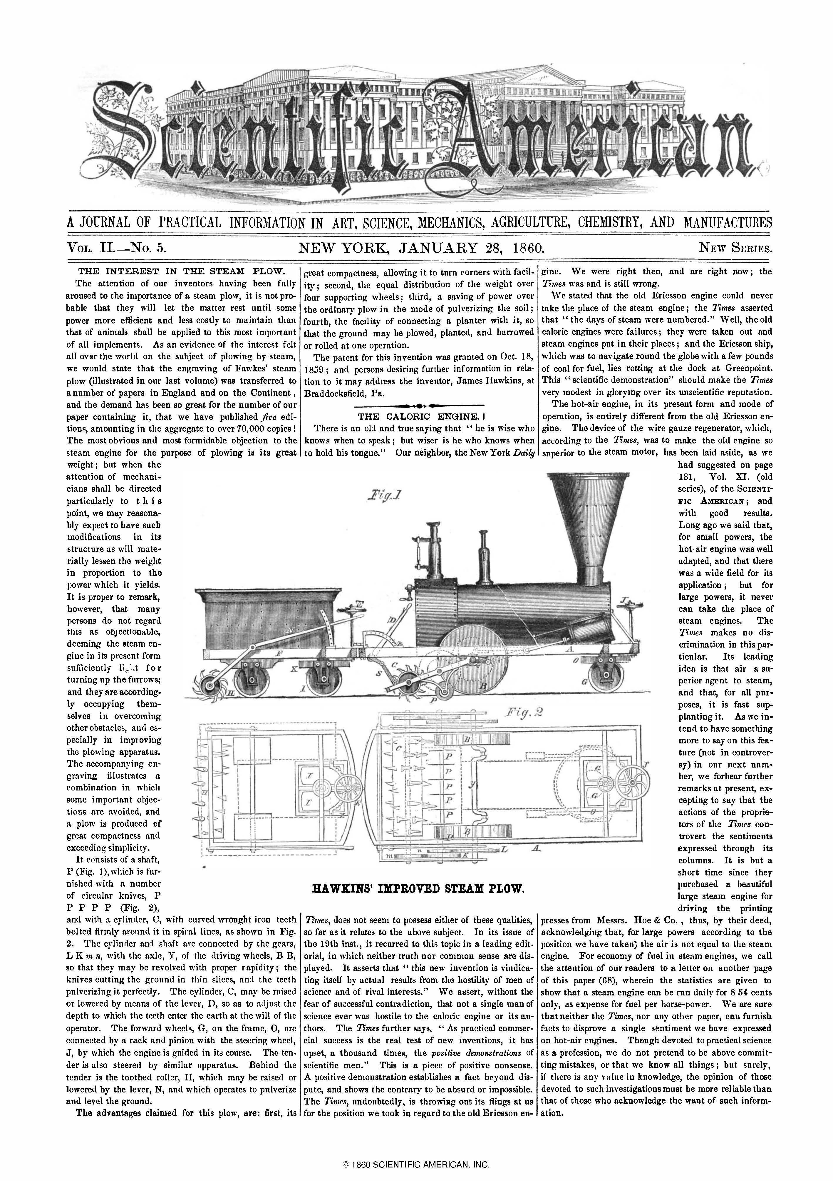 Scientific American Magazine Vol 2 Issue 5
