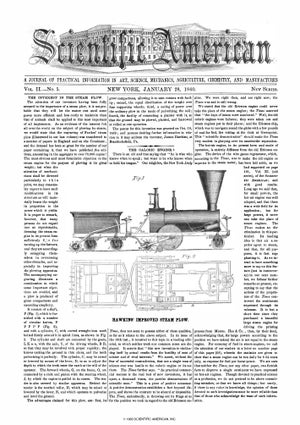 Scientific American Magazine Vol 2 Issue 5