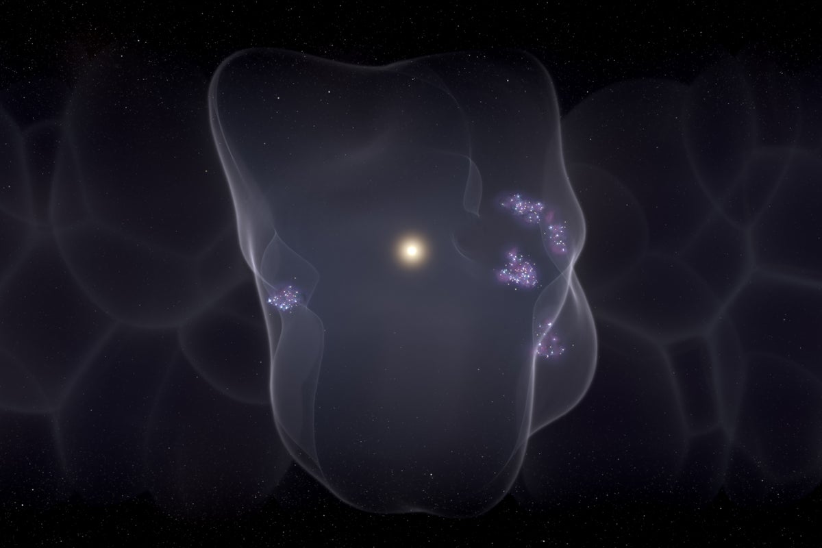 Mysterious Glowing Structure Discovered Near Solar System