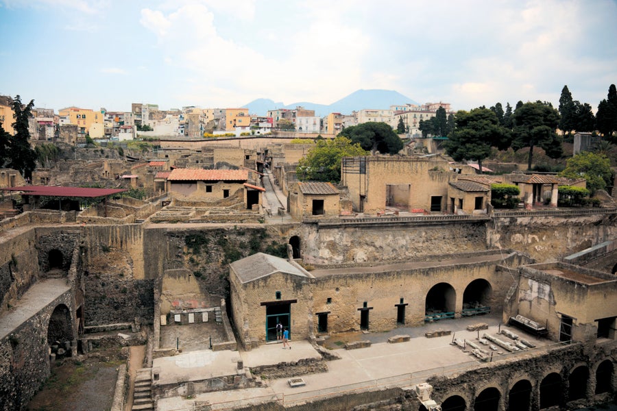 Image of the town Herculaneum