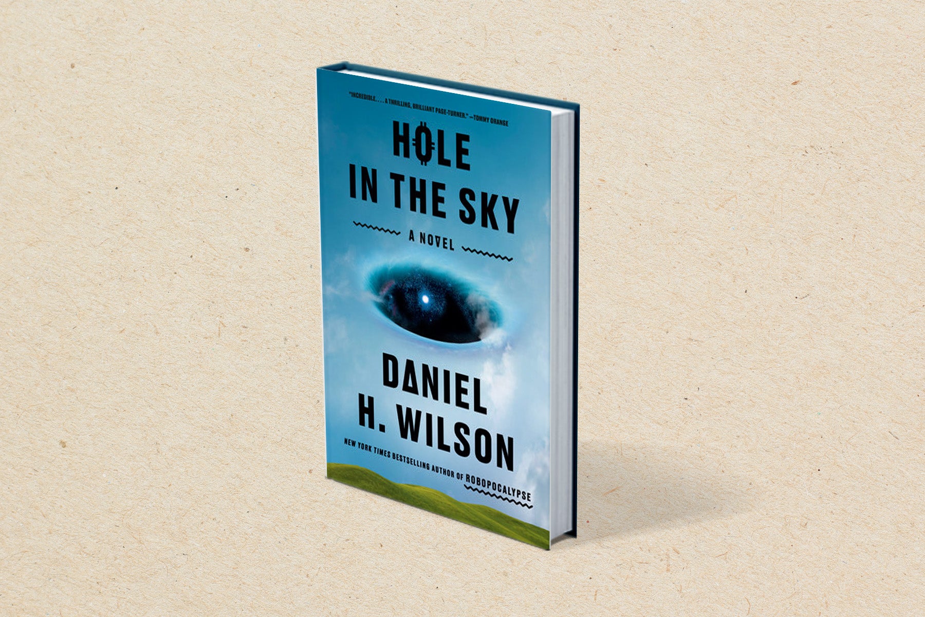 Cover of the book Hole In The Sky against a light brown background