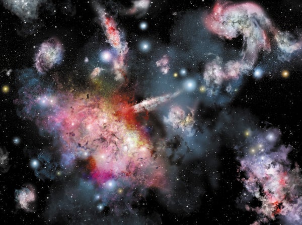 Illustration of a galaxy