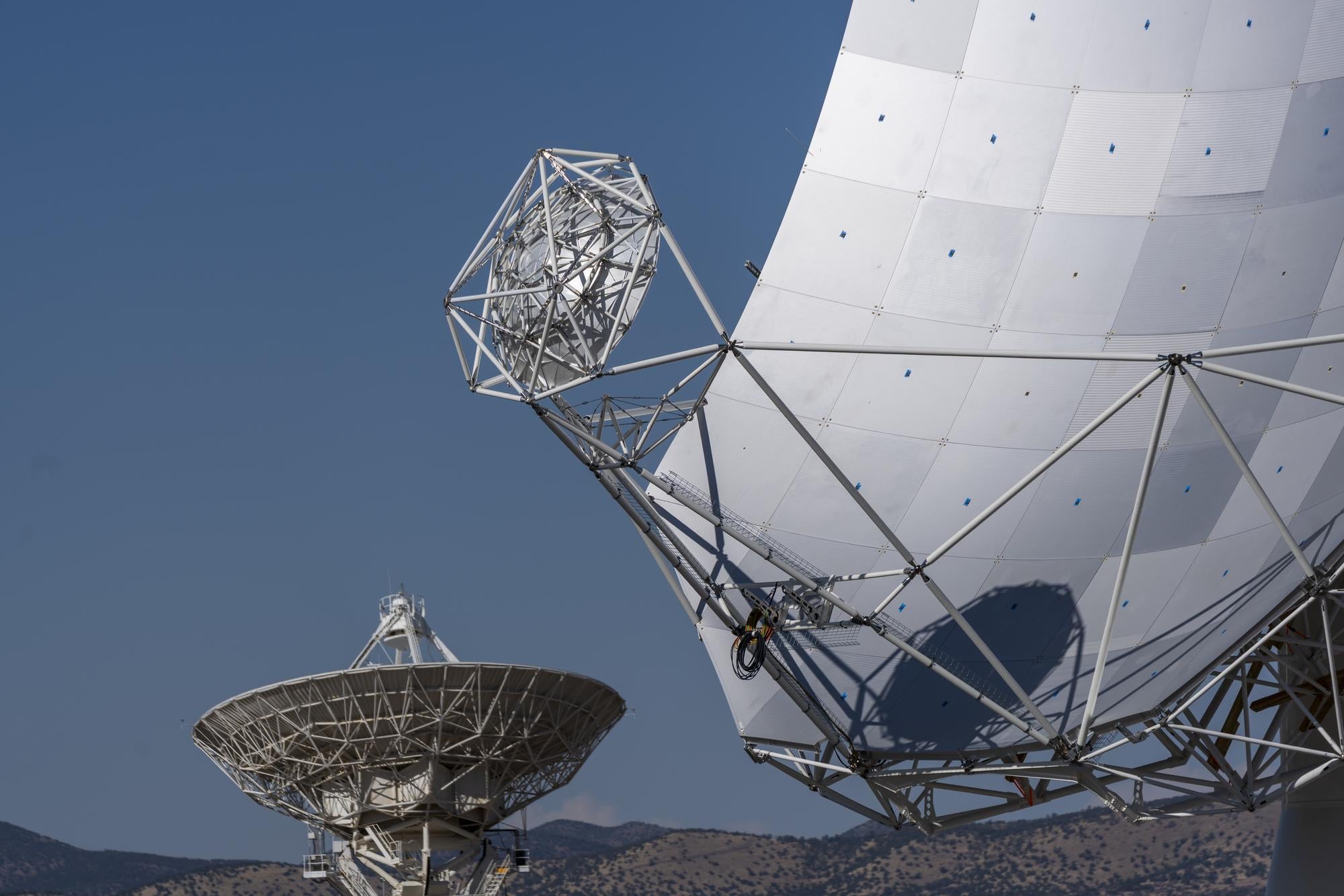 Telescopes showing antenea prominently.