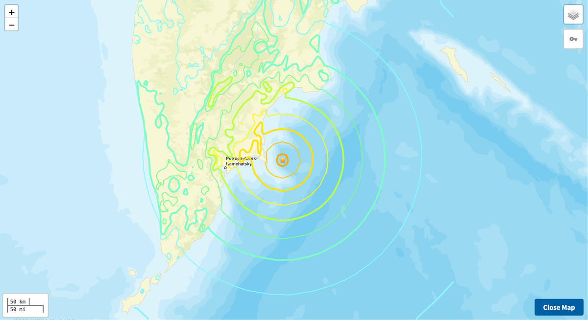 Aftershock Rocks Kamchatka after July's Massive Earthquake