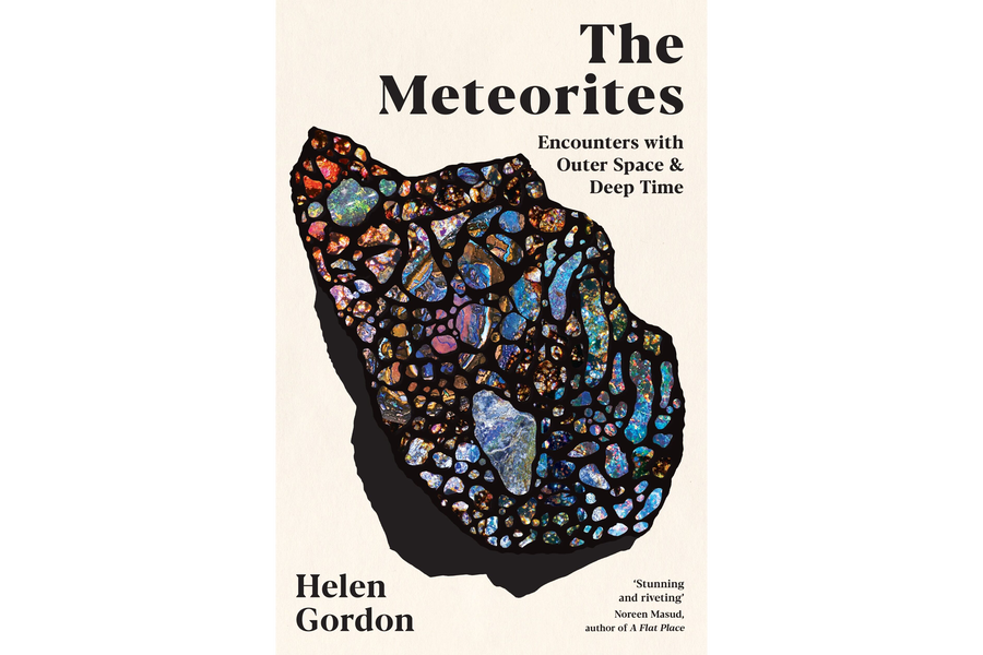Arte da capa do livro para os meteoritos de Helen Gordon